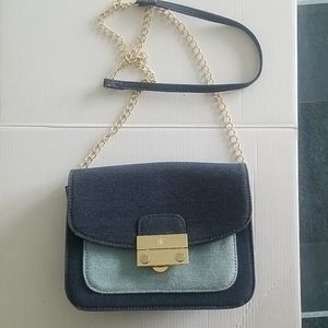 Denim two tone  Purse
